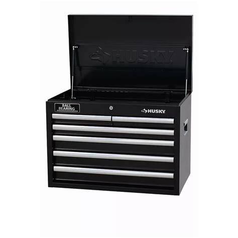 husky ball bearing metal 6-drawer tool box|husky chest drawers.